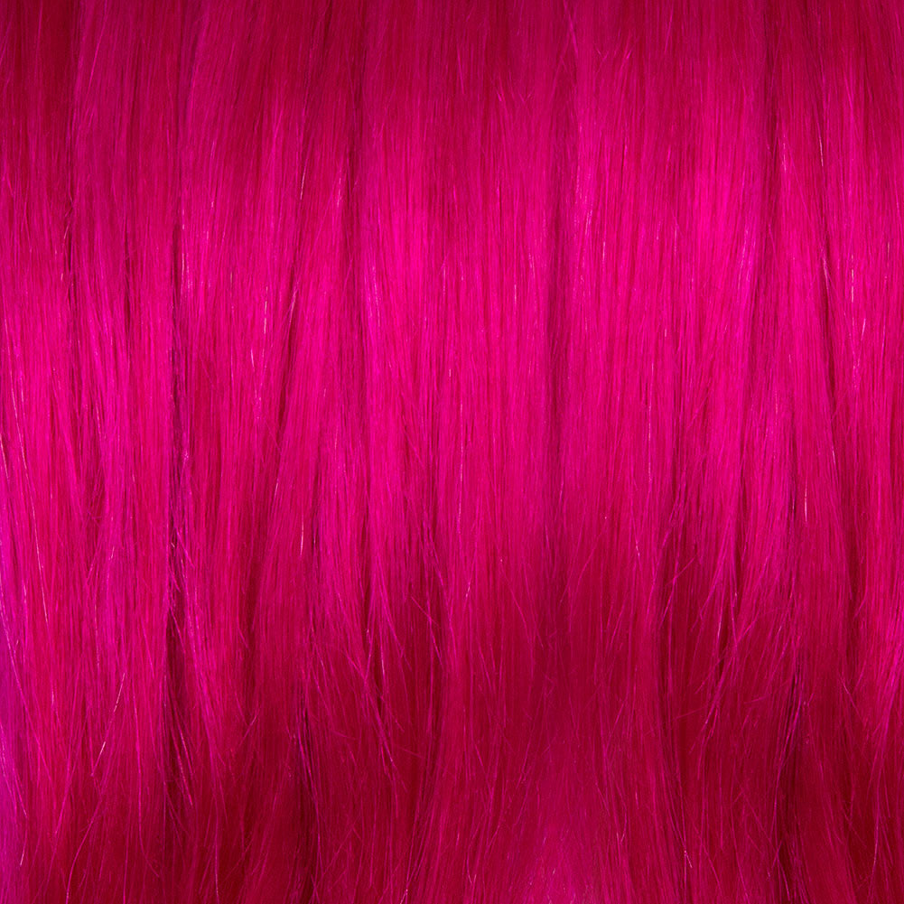 Pink semi permanent hair dye swatch - Cleo Rose vibrant rose pink by Manic Panic