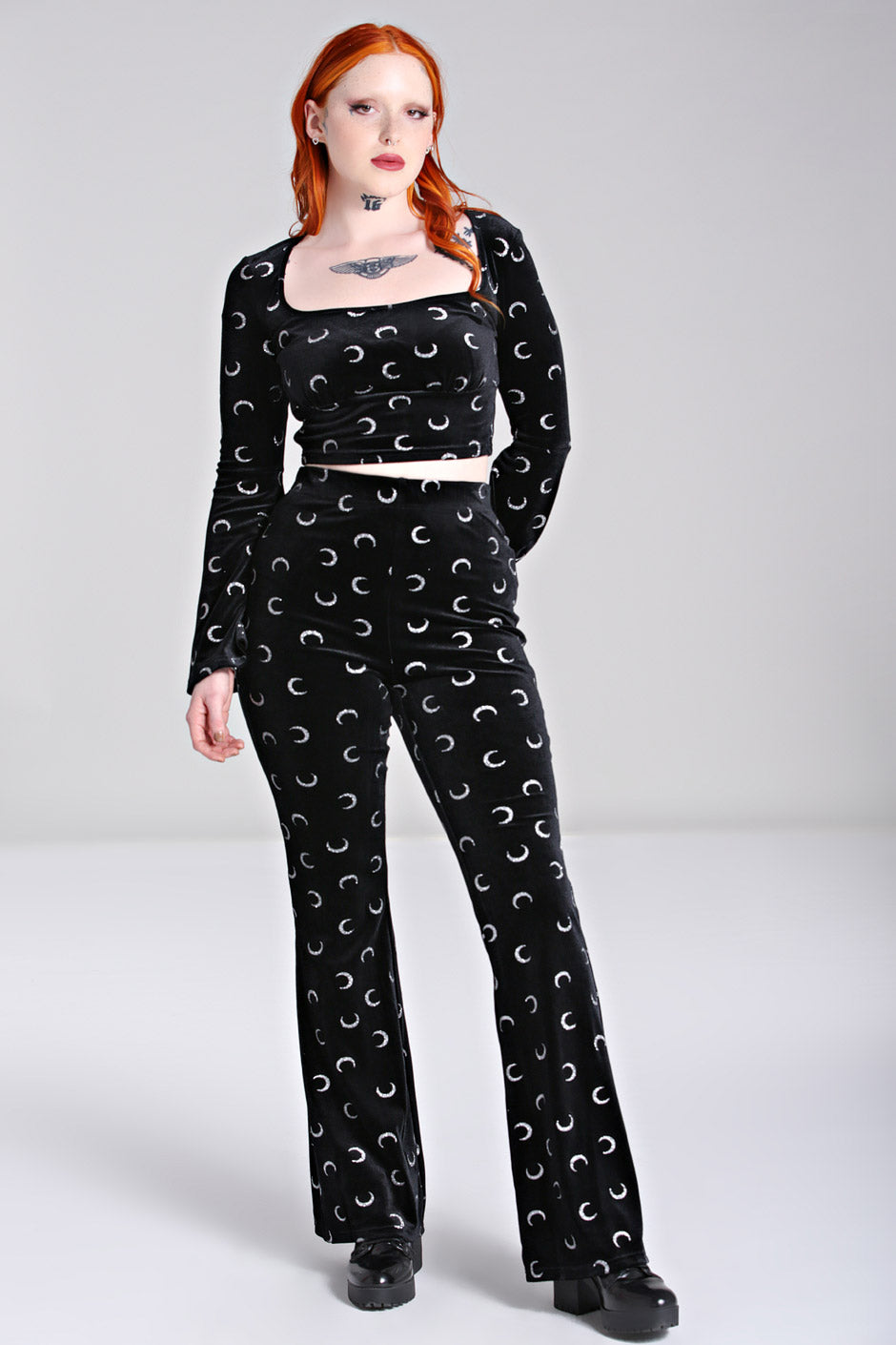 Hell Bunny Misty Moon Trousers - Kate's Clothing