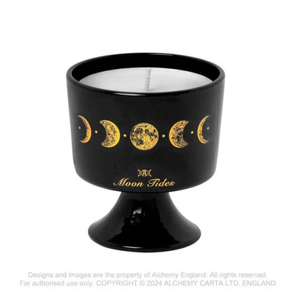 Alchemy Moon Tides Scented Glass Candle Jar - Kate's Clothing