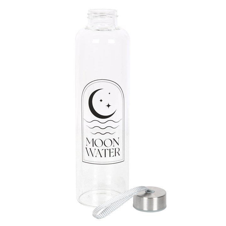 Gothic Gifts Moon Water Glass Water Bottle - Kate's Clothing