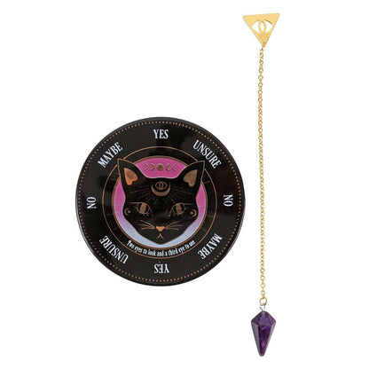 Gothic Gifts Mystic Mog Pendulum Divination Kit - Kate's Clothing