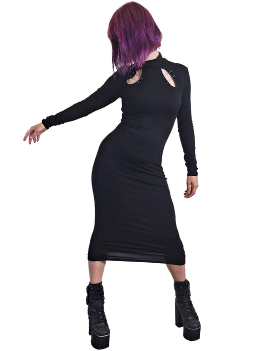 Necessary Evil Nyx Midi Dress - Kate's Clothing