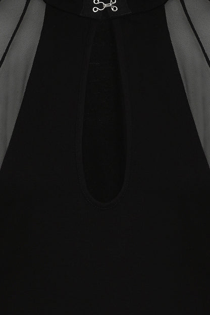 Necessary Evil Vespertilio Long Sleeve Bat Wings Effect Batwing Top - Kate's Clothing