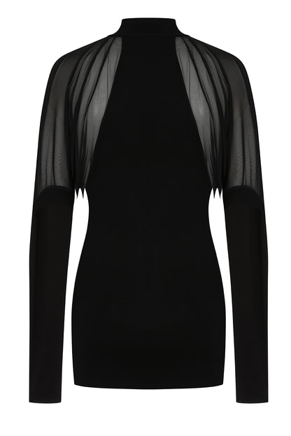 Necessary Evil Misfits Rack - Vespertilio Batwing Top - S (UK 10 - 12)