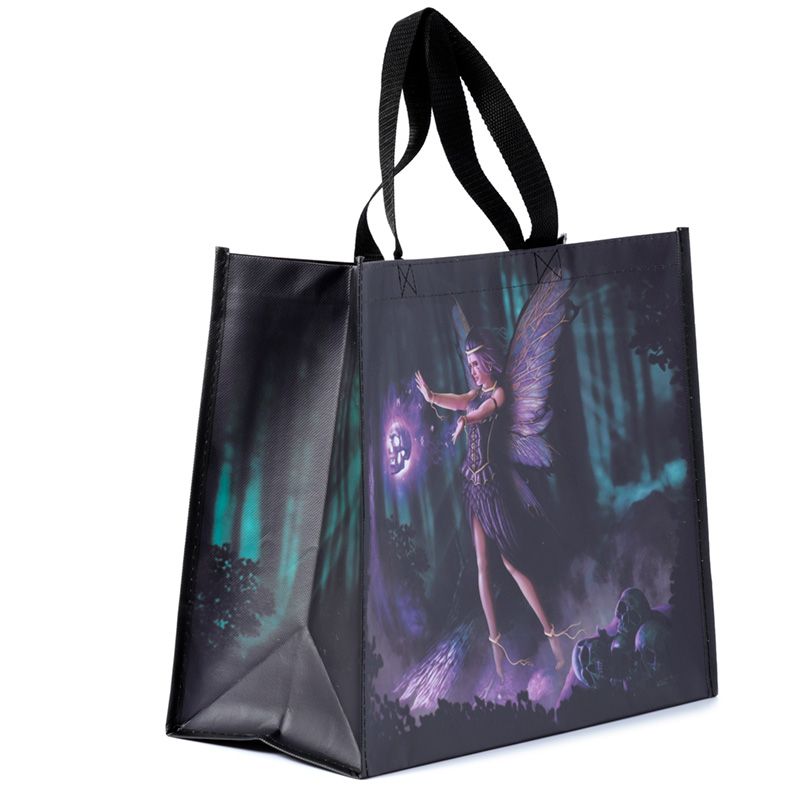 Gothic Gifts Natasha Faulkner Dark Fairy & Skull Reusable Shopping Bag - Kate's Clothing