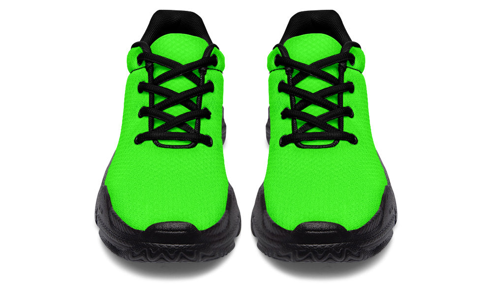 ANTIBrand Neon Green Drama Queen Chunky Trainers