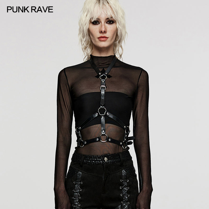 Punk Rave Nevaeh Harness Belt - Kate's Clothing