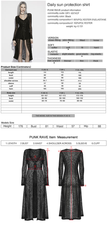 Punk Rave Morgana Sun Protection Cardigan