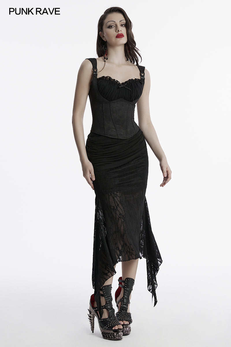 Punk Rave Arti Fishtail Skirt