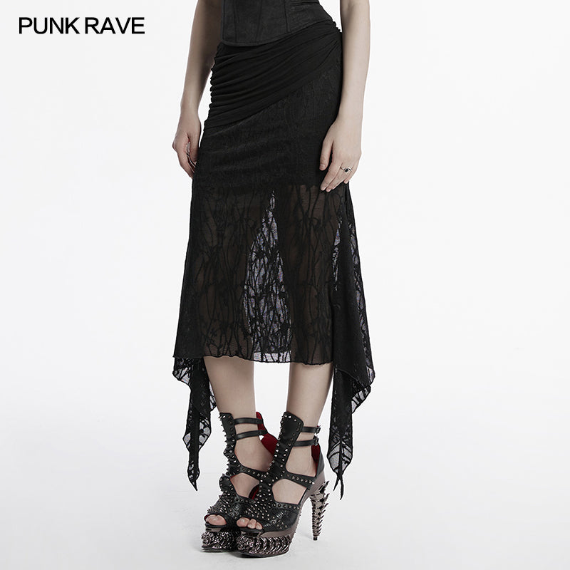 Punk Rave Arti Fishtail Skirt