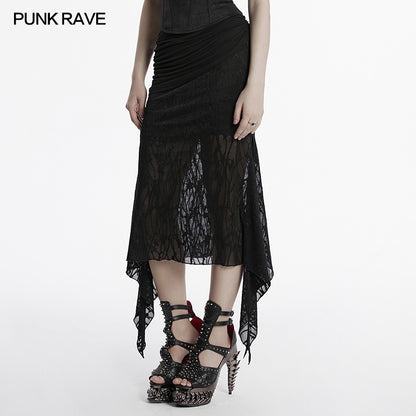Punk Rave Arti Fishtail Skirt