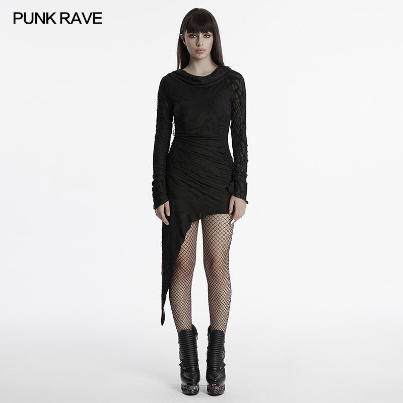 Punk Rave Ciaran Hooded Dress
