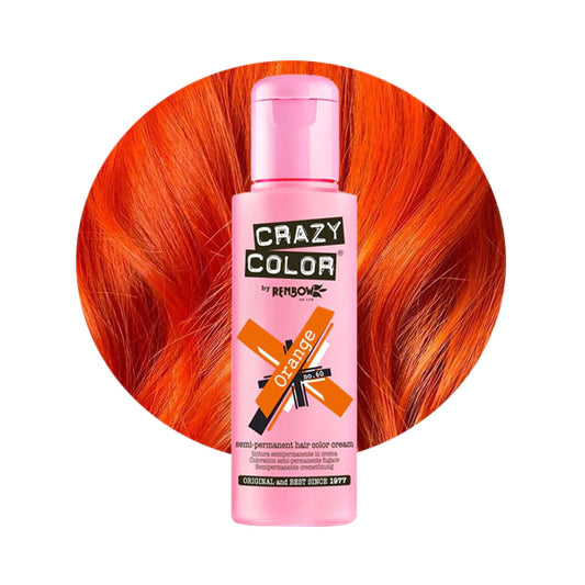 Crazy Colour Semi Permanent Hair Dye - Orange - Kate's Clothing