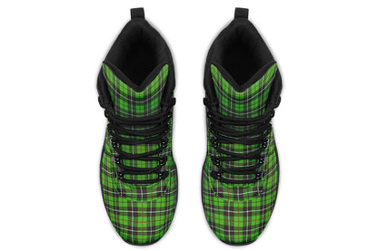 ANTIBrand – Green Tartan Outdoor Boots