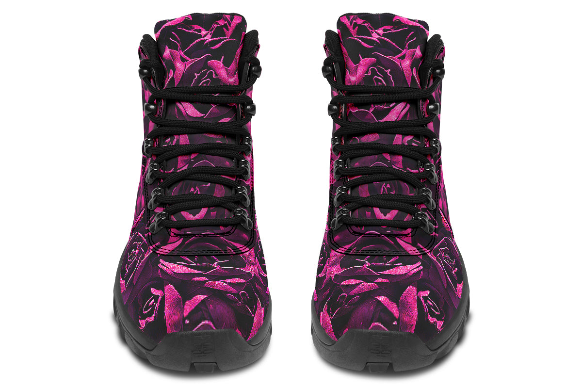 ANTIBrand – Magenta Roses Outdoor Boots
