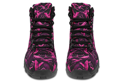 ANTIBrand – Magenta Roses Outdoor Boots