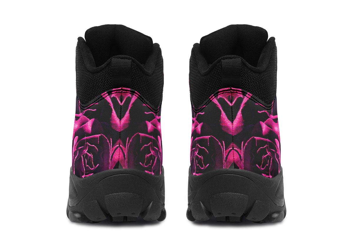 ANTIBrand – Magenta Roses Outdoor Boots