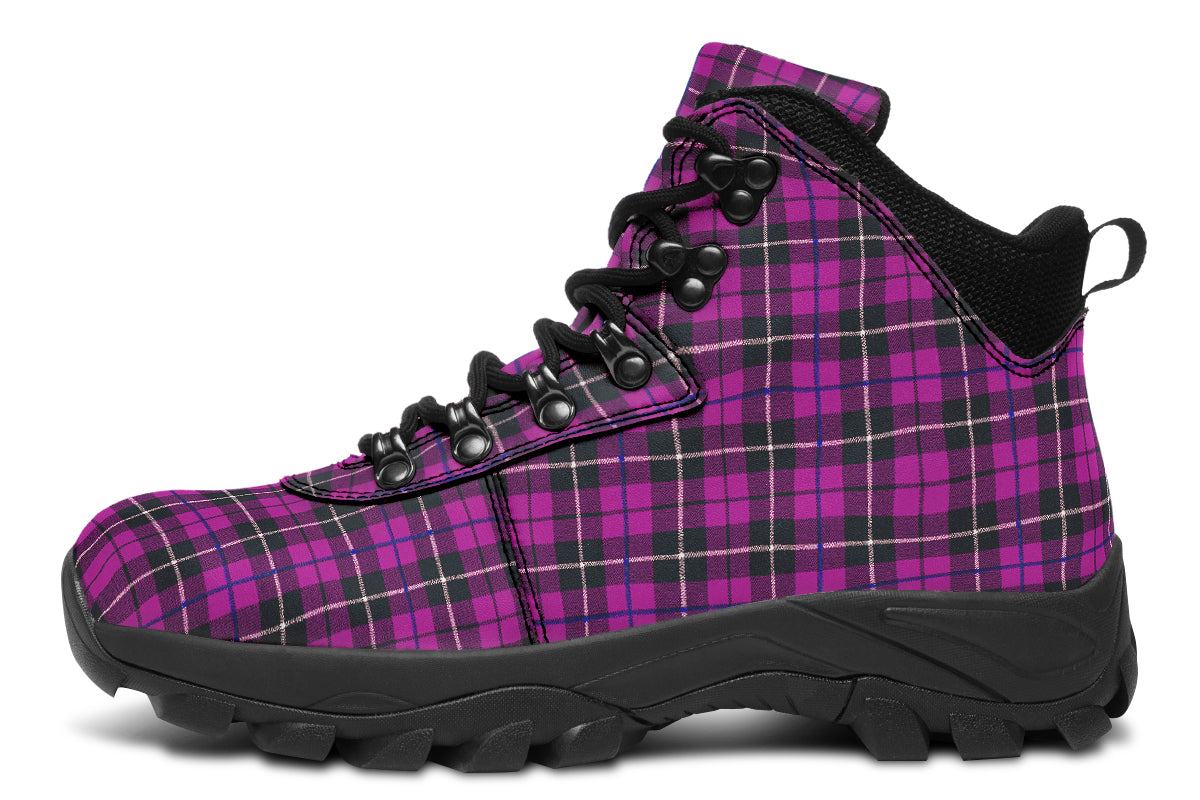 ANTIBrand – Pink Tartan Outdoor Boots