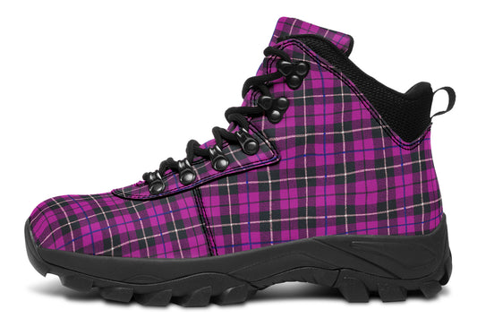 ANTIBrand – Pink Tartan Outdoor Boots