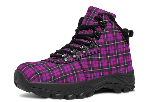 ANTIBrand – Pink Tartan Outdoor Boots