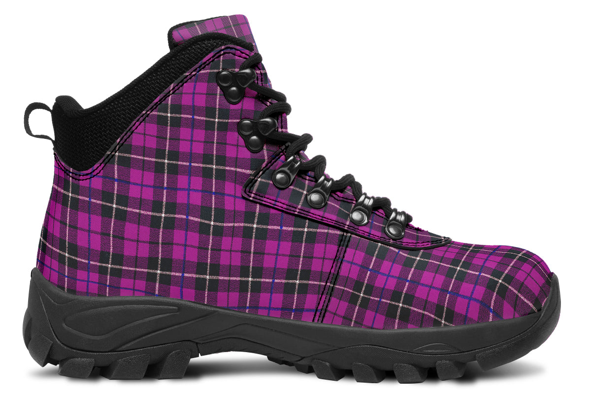 ANTIBrand – Pink Tartan Outdoor Boots