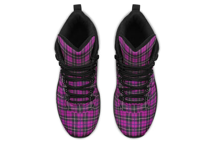 ANTIBrand – Pink Tartan Outdoor Boots