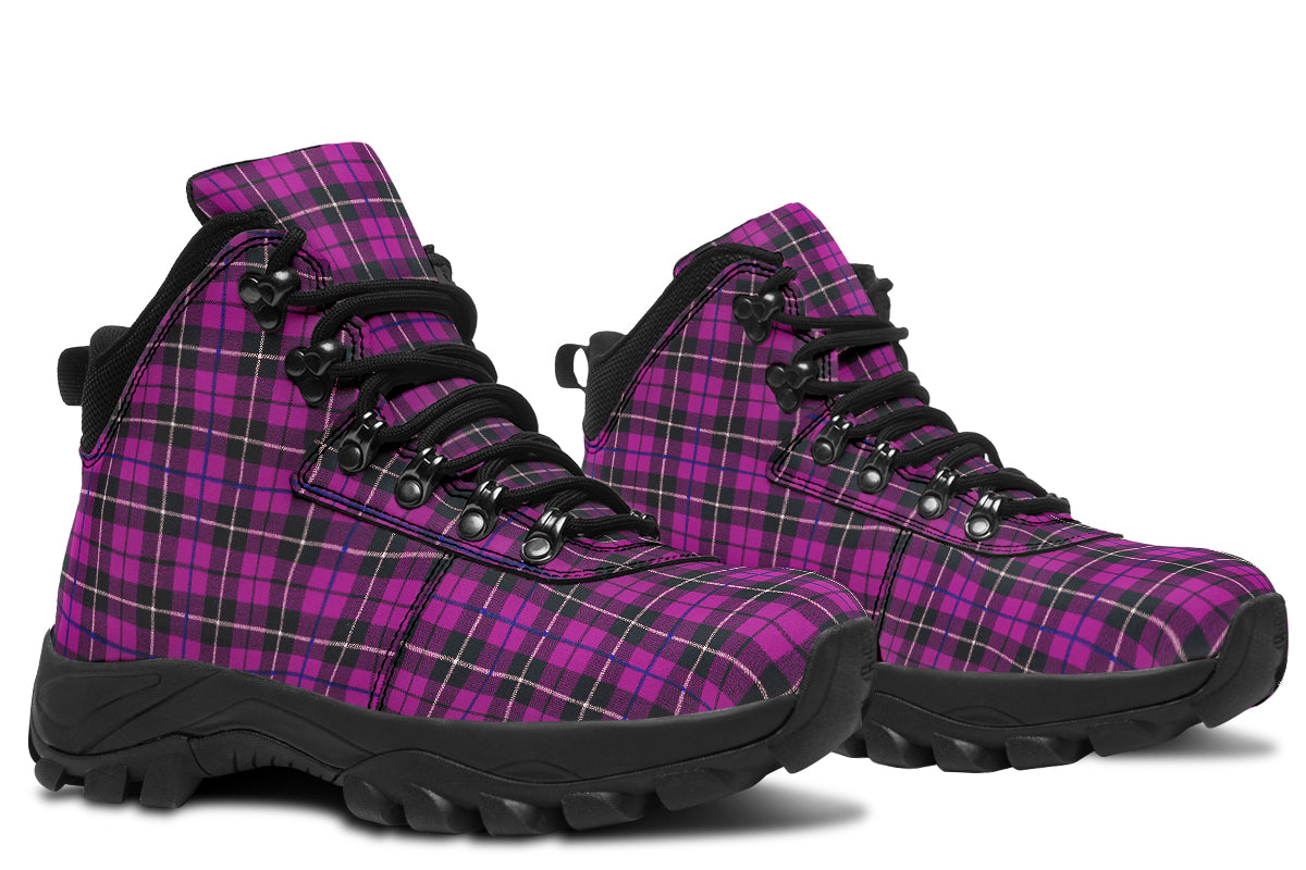 ANTIBrand – Pink Tartan Outdoor Boots