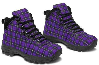 ANTIBrand – Purple Tartan Outdoor Boots
