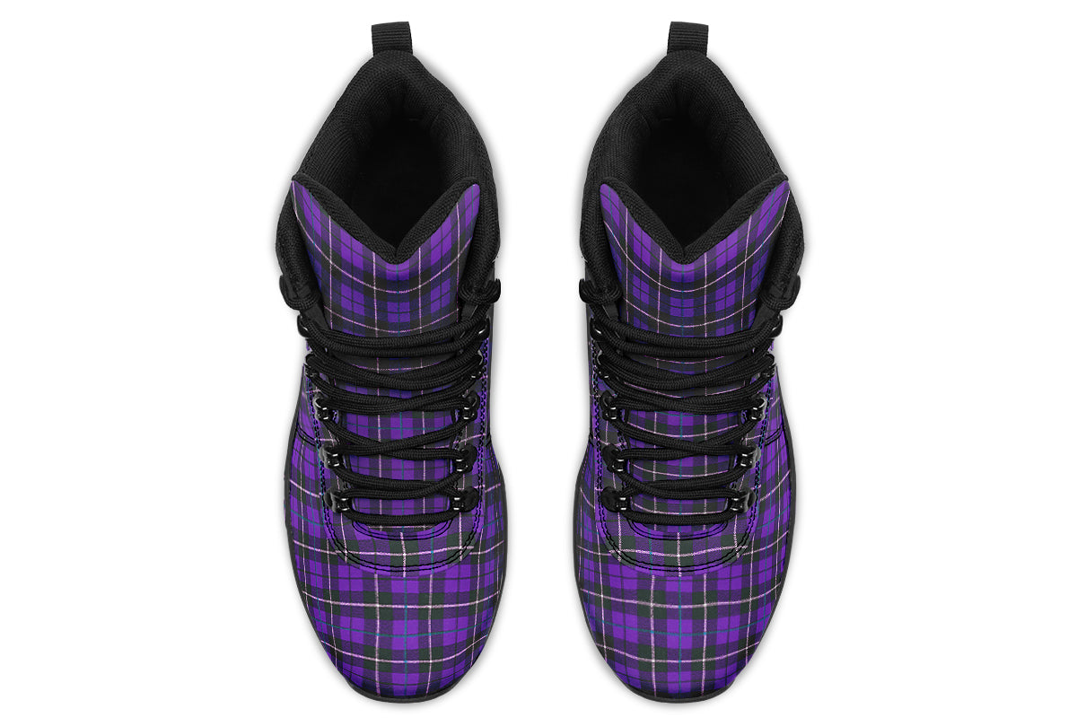 ANTIBrand – Purple Tartan Outdoor Boots