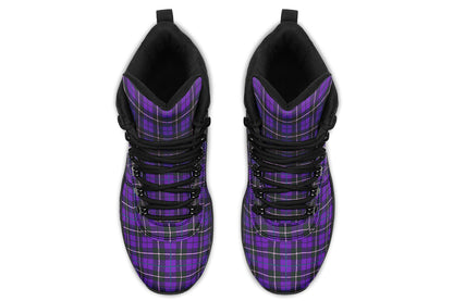 ANTIBrand – Purple Tartan Outdoor Boots