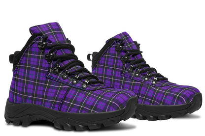 ANTIBrand – Purple Tartan Outdoor Boots