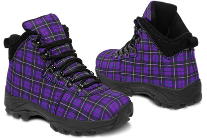 ANTIBrand – Purple Tartan Outdoor Boots