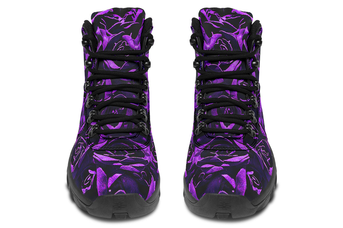 ANTIBrand – Purple Roses Outdoor Boots
