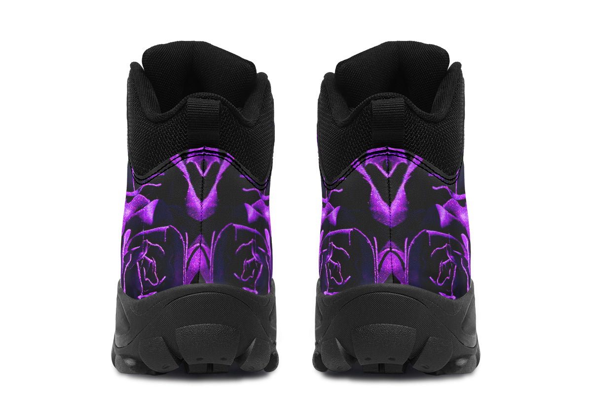 ANTIBrand – Purple Roses Outdoor Boots