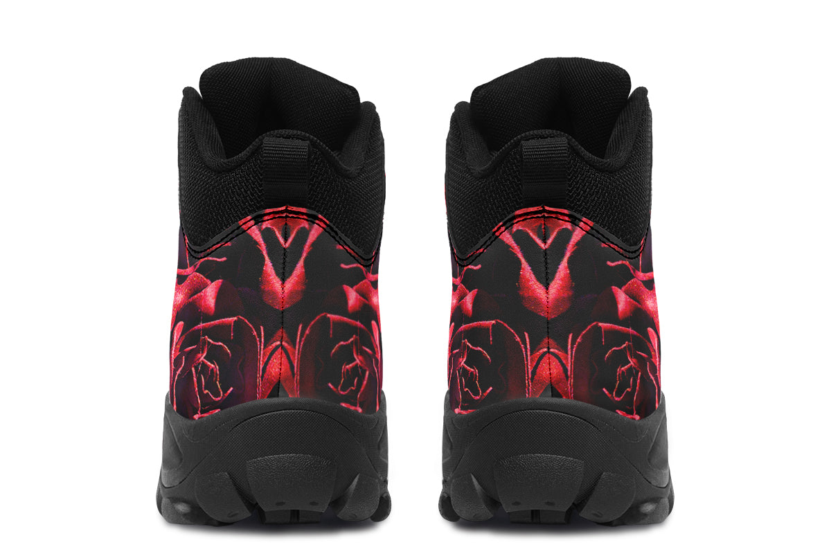 ANTIBrand – Red Roses Outdoor Boots