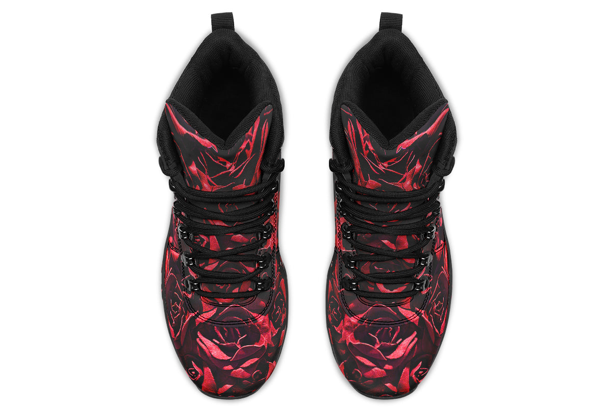 ANTIBrand – Red Roses Outdoor Boots