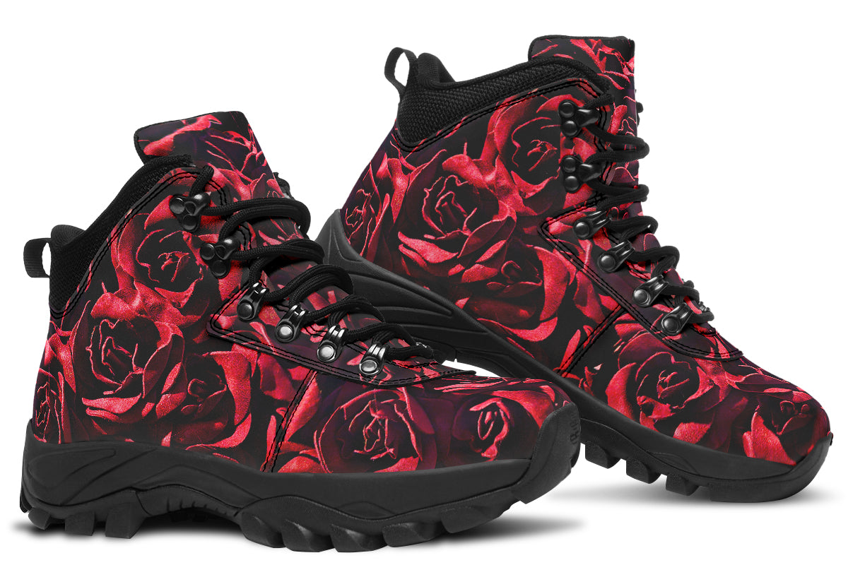 ANTIBrand – Red Roses Outdoor Boots