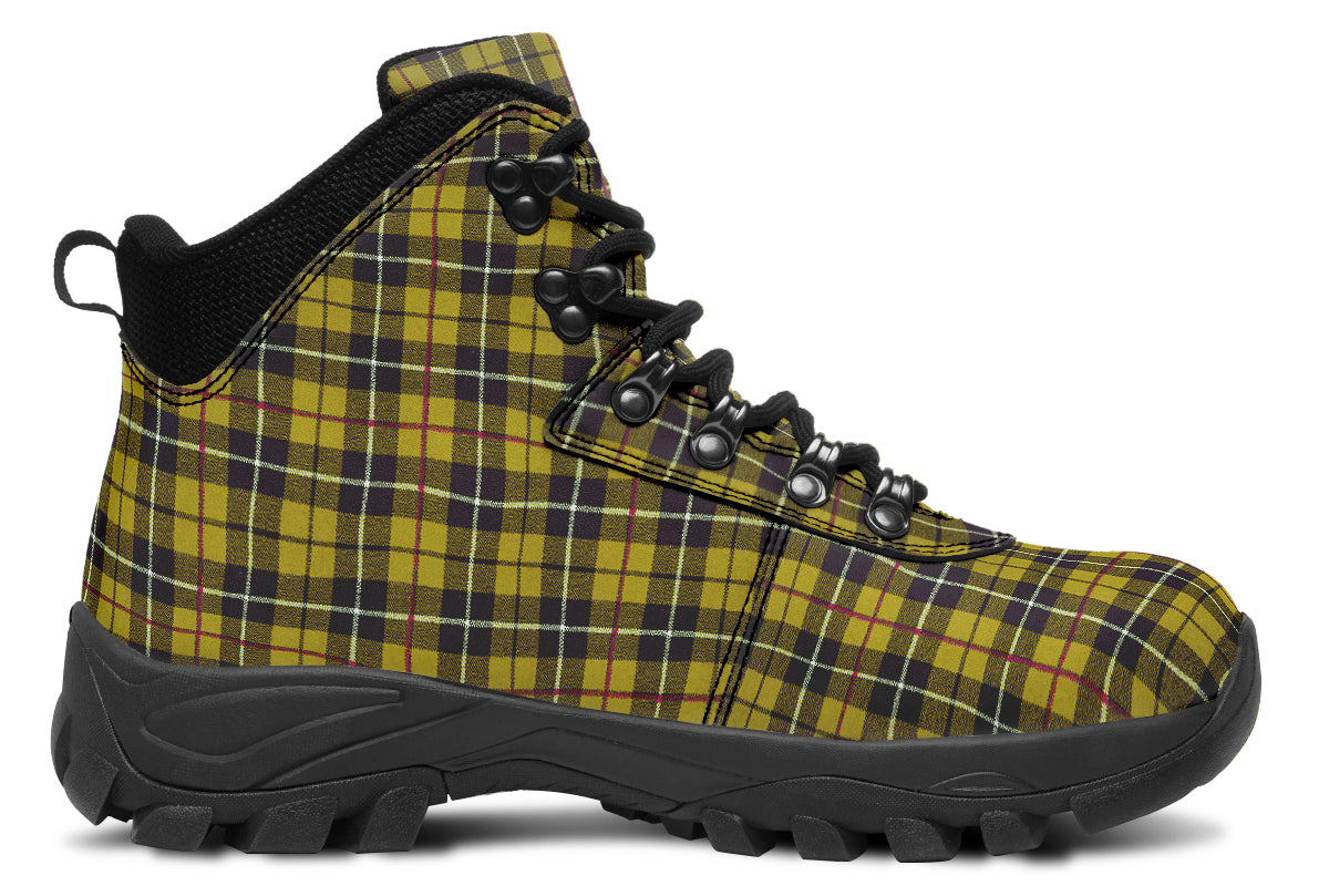 ANTIBrand – Yellow Tartan Outdoor Boots