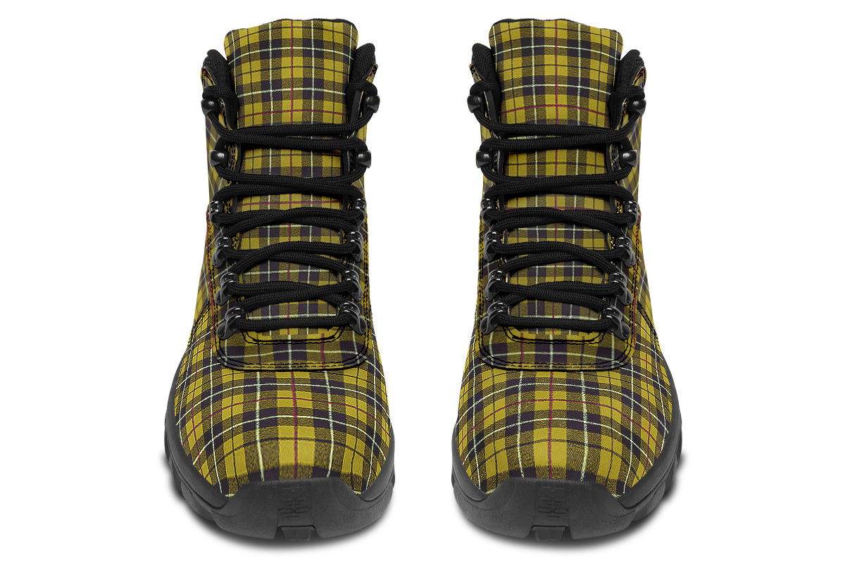 ANTIBrand – Yellow Tartan Outdoor Boots