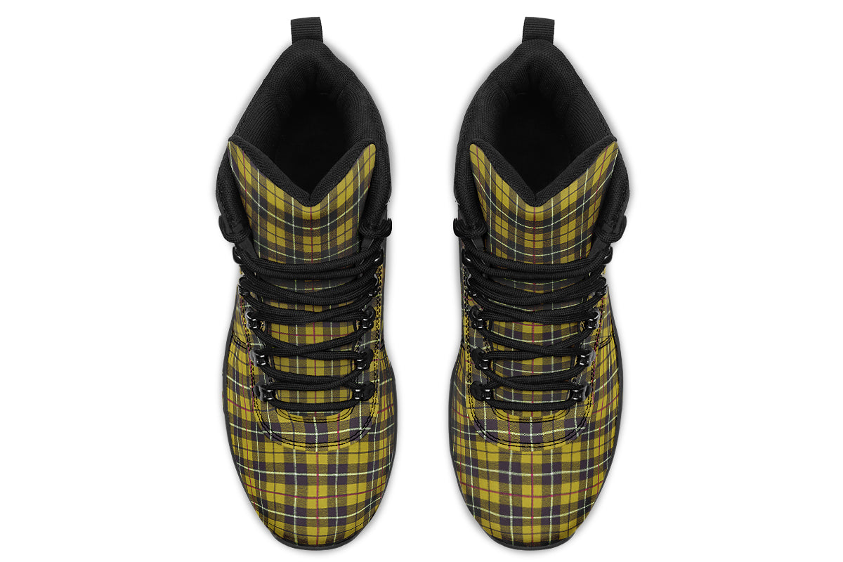 ANTIBrand – Yellow Tartan Outdoor Boots