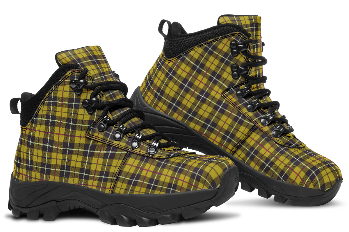 ANTIBrand – Yellow Tartan Outdoor Boots