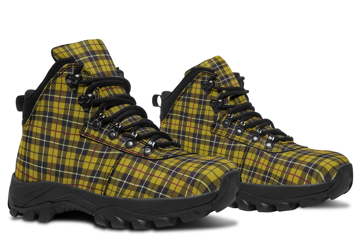 ANTIBrand – Yellow Tartan Outdoor Boots