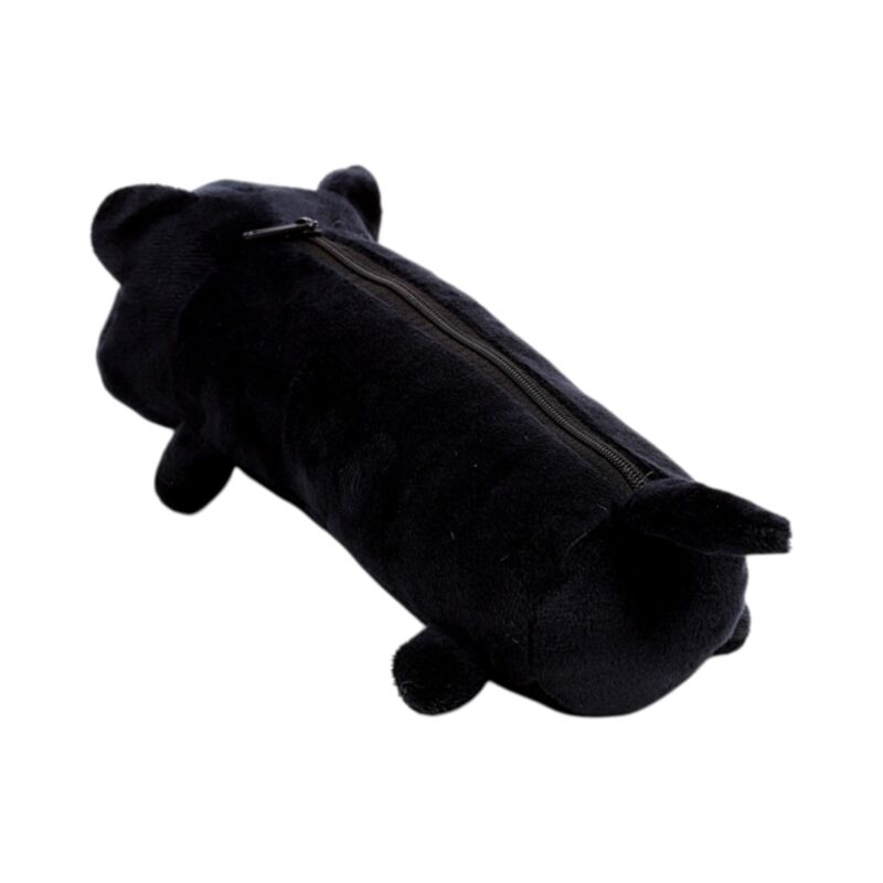 Gothic Gifts Lucky the Black Cat Plush Pencil Case