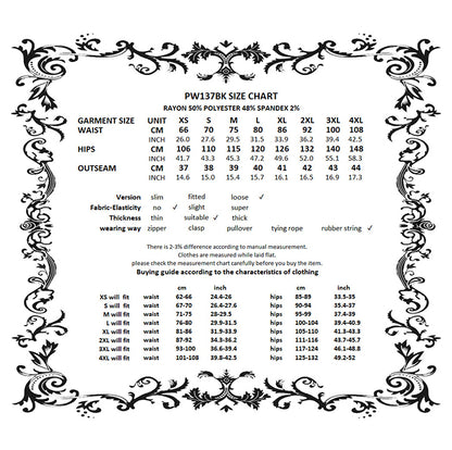 Dark in Love Cordelia Gothic High-Low Layered Skirt