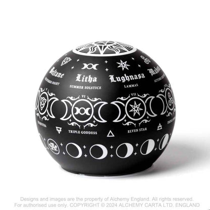 Alchemy Pagan Calendar Globe LED Light - Kate's Clothing