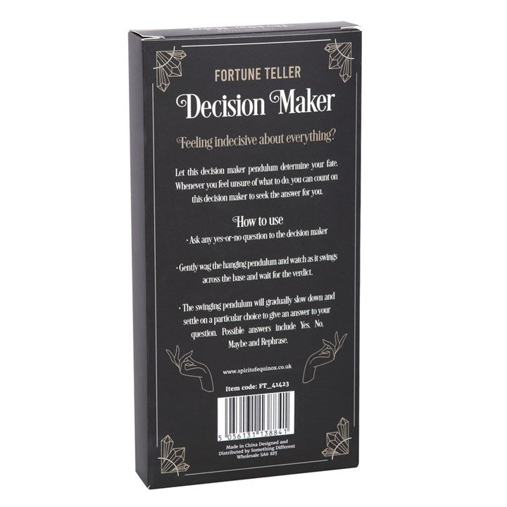 Gothic Gifts Pendulum Decision Maker - Kate's Clothing