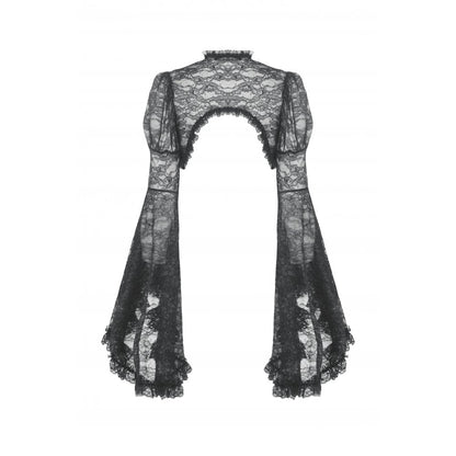 Dark In Love Perdita Lace Bolero - Kate's Clothing
