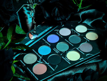 Radioactive Unicorn Nosferatu Palette Goth Eyeshadow Collection