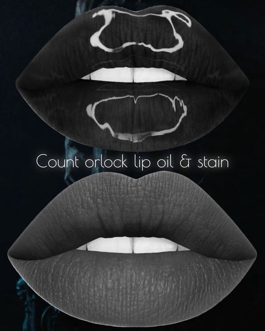 Radioactive Unicorn Count Orlock Goth Black Lip Oil & Tint