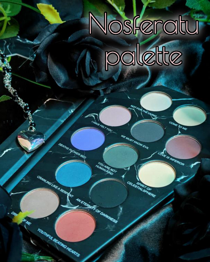 Radioactive Unicorn Nosferatu Palette Goth Eyeshadow Collection